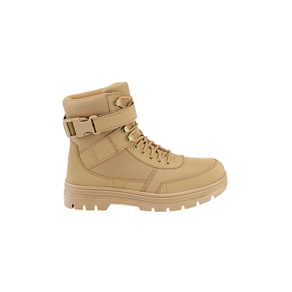 Brandit - Tactical Boot Buckle 8 Eye Lace up boot - Beige